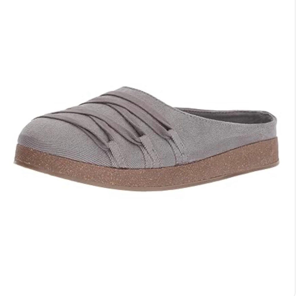 Rocket Dog Women's Sz 8 Hydra Alumni Fabric W/Solid Laces Slipper Gray Slides